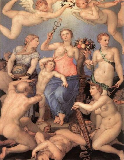 Agnolo Bronzino Allegorie des Glecks oil painting image
